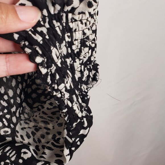 BB Dakota by Steve Madden Tiger Queen Tiered Minidress SZ XS NWT - Picture 7 of 13